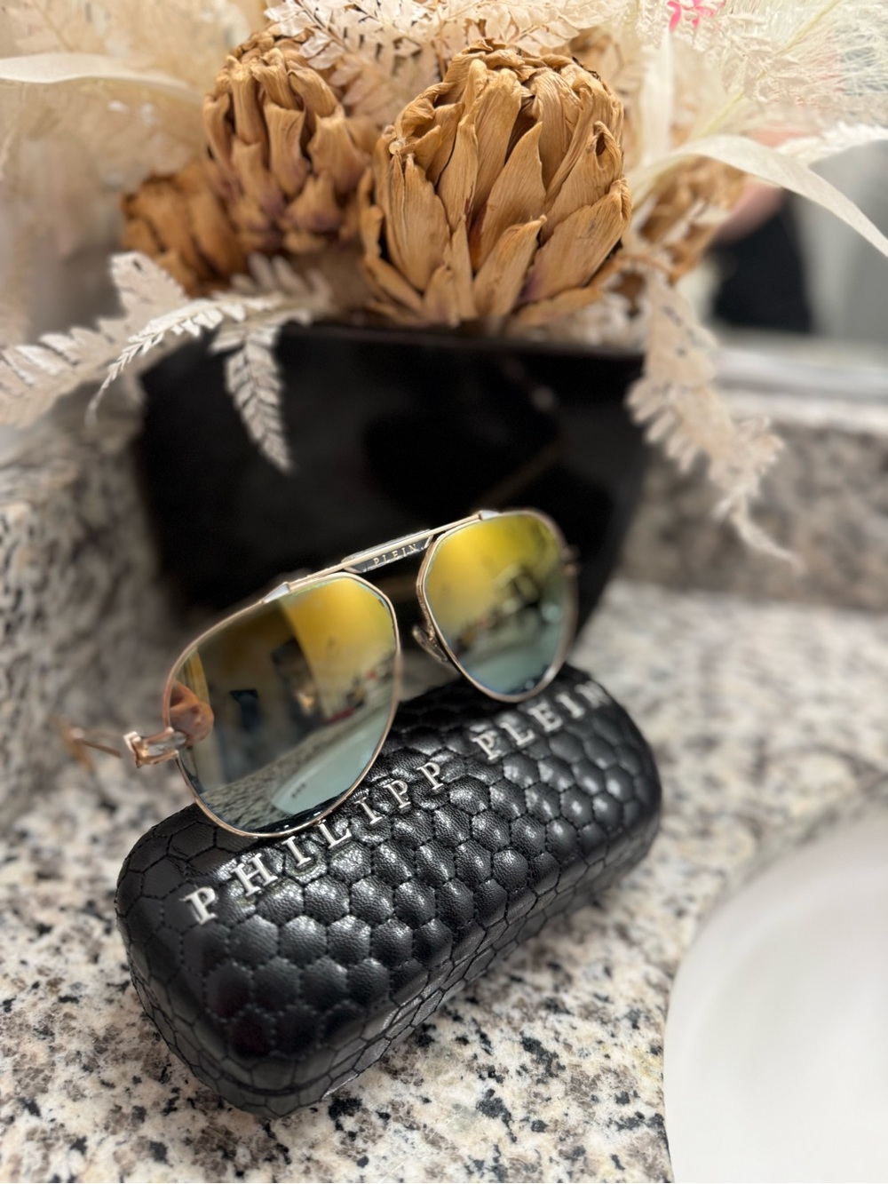 Philip Plein Aviator Sunglasses
